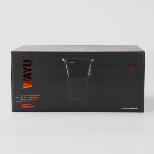 Hielera Metalica Rack + Abridor Cerveza