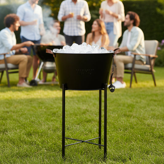 Hielera Metalica Rack + Abridor Cerveza