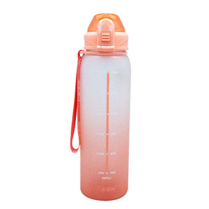 Botella Medidas Rubber 1 L Keep Coral