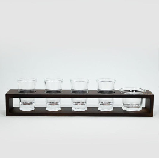 Set Vasos Shot Con Bandeja Wayu