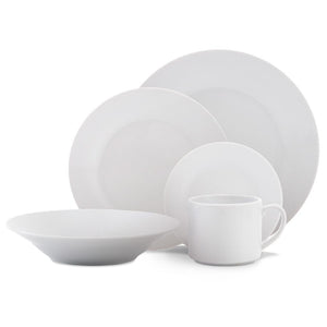 Juego 30 Piezas Vajilla Porcelana Blanca Petra Hallen