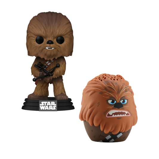 Combo Chewbacca Funko + Parlante Bitty Boomers