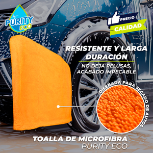 Paño Toalla Microfibra XL Para Auto 60X90Cm 1200Gsm