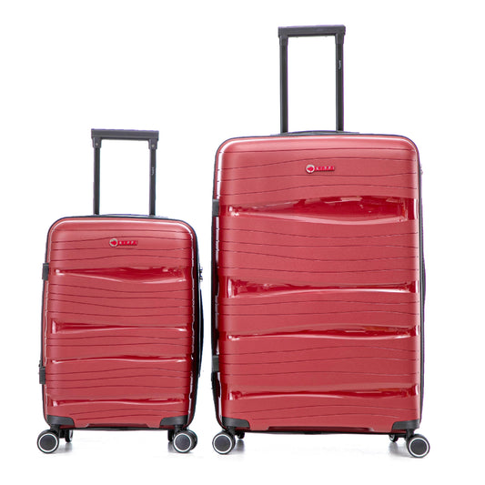 Pack 2 Maletas Kippi Roja Grande Zealand (Maleta Cabina + L)