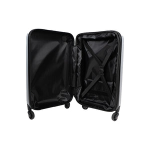 Combo Mochila Viaje 40L Premium Grey + Maleta Cabina. Expandible Compacta Gris Claro Gout