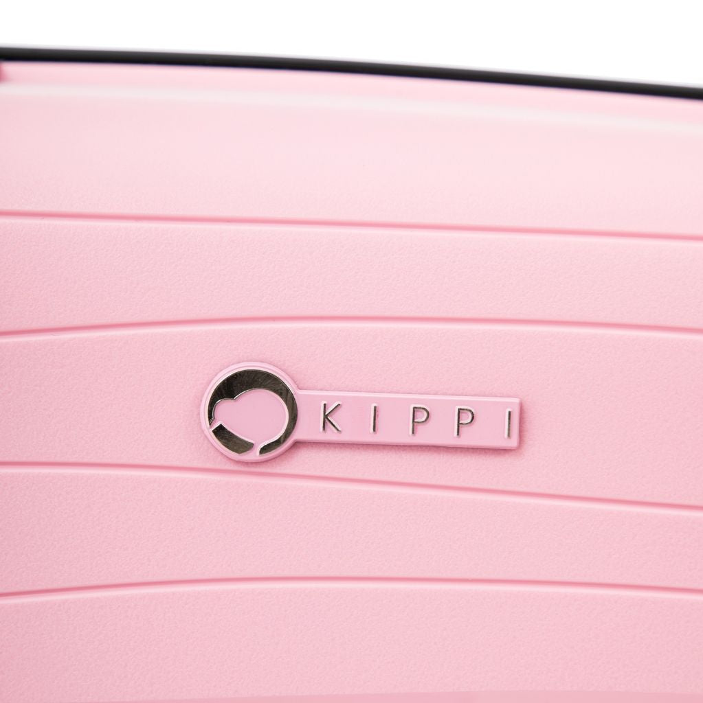 Maleta Kippi (L) Rígida Ultra Resistente y Expandible Wavy Pink