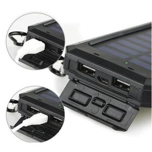 Batería Externa Power Bank Solar 10.000 mAh Pro Outdoor