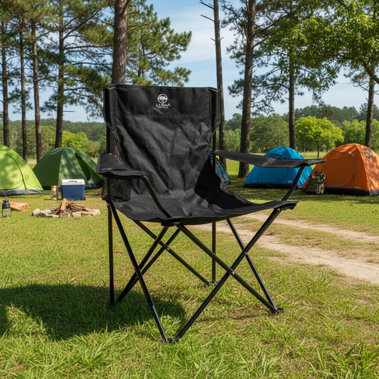 Silla Camping Outdoor Plegable Llaima Negra