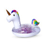 Flotador inflable unicornio con glitter