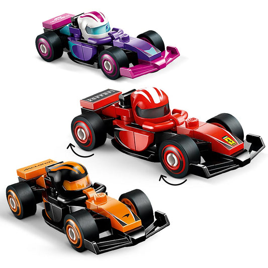 Combo LEGO Speed Champions McLaren MCL38 F1 + LEGO Autos F1 Coleccionables