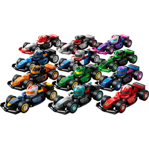 Combo LEGO Autos F1 Coleccionables + Auto Red Bull Racing RB20 Verstappen
