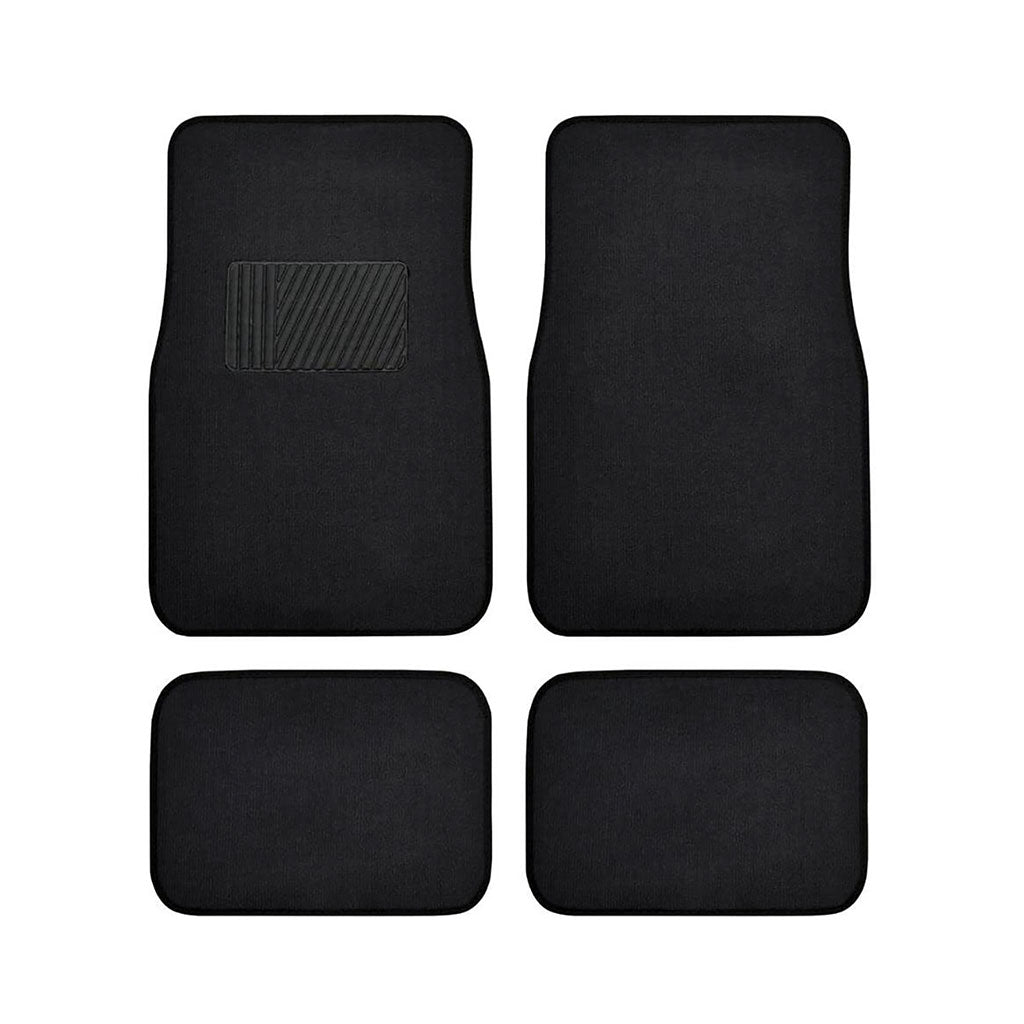 Set 4 Pisos Automóvil Negro