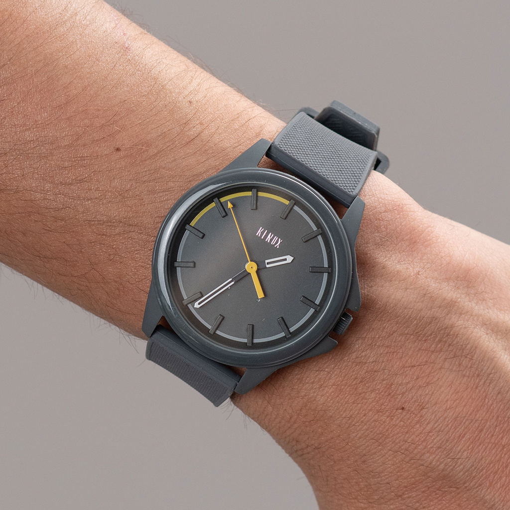 Reloj silicona gris