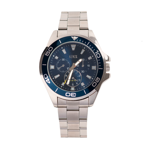 Reloj con Correa Metal Azul