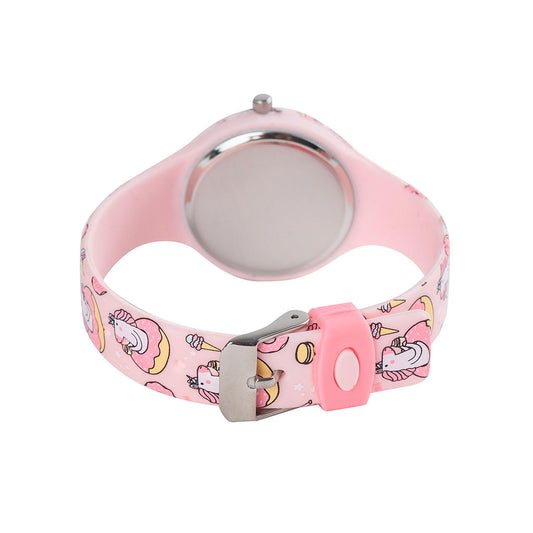 Reloj Niños Unicornios Rosados