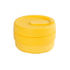 Mug silicona plegable amarillo