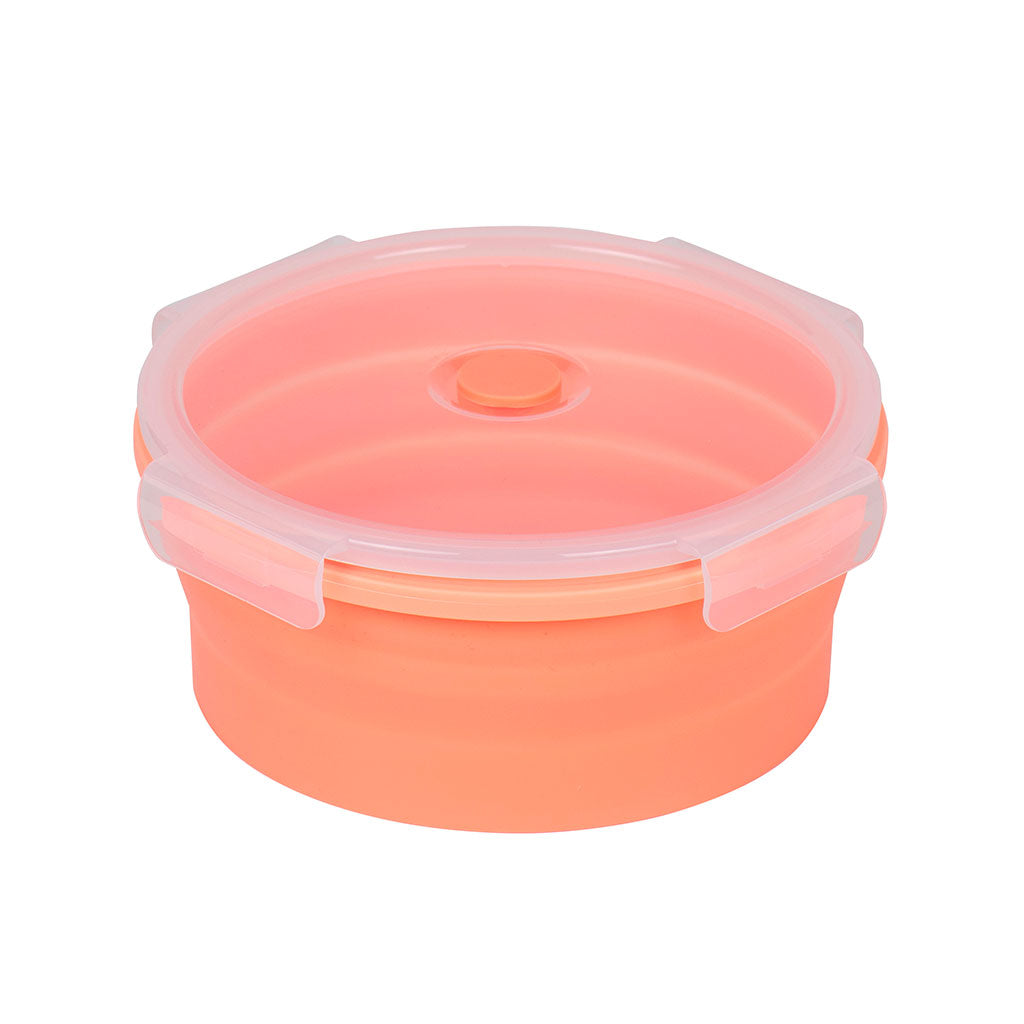 Bowl Silicona Plegable Coral