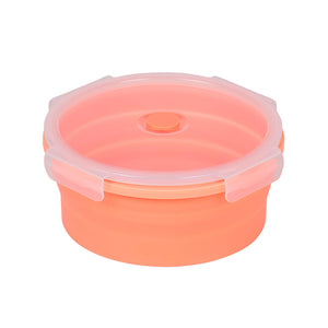 Bowl Silicona Plegable Coral