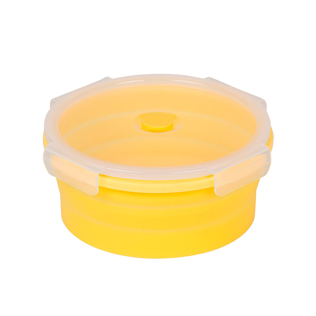 Bowl silicona plegable amarillo