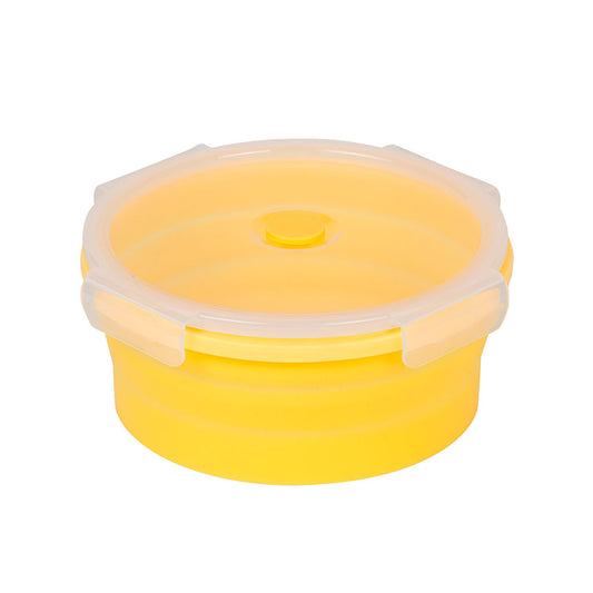 Bowl silicona plegable amarillo