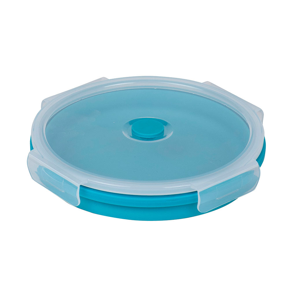 Bowl silicona plegable  azul