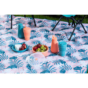 Bowl Silicona Plegable  Azul