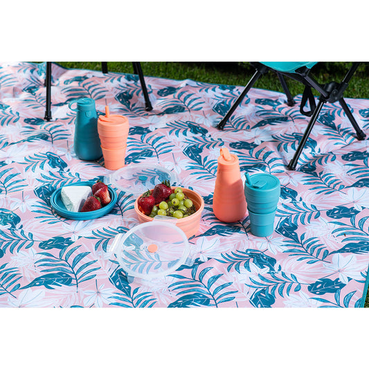 Bowl Silicona Plegable  Azul