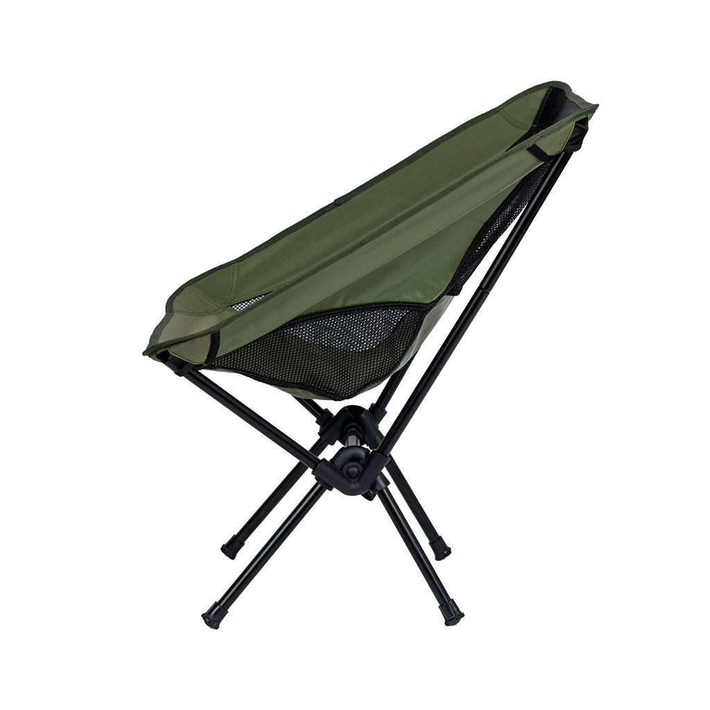 Silla camping plegable verde