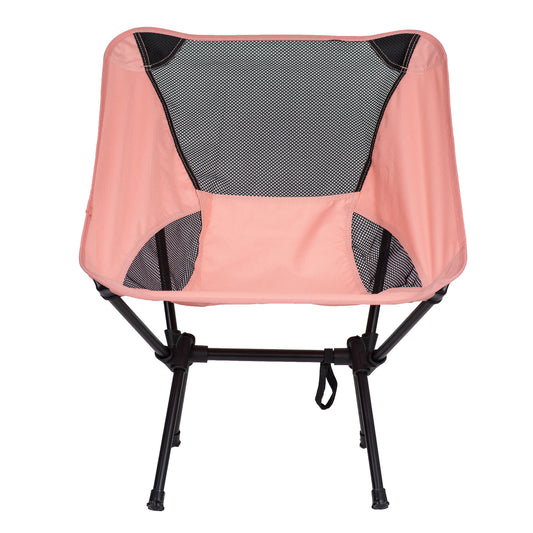 Silla camping plegable coral