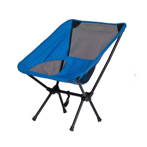 Silla Camping Plegable Azul