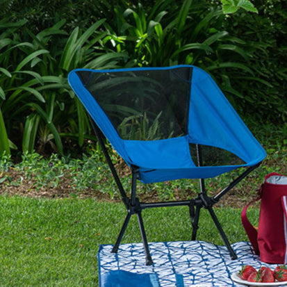 Silla Camping Plegable Azul