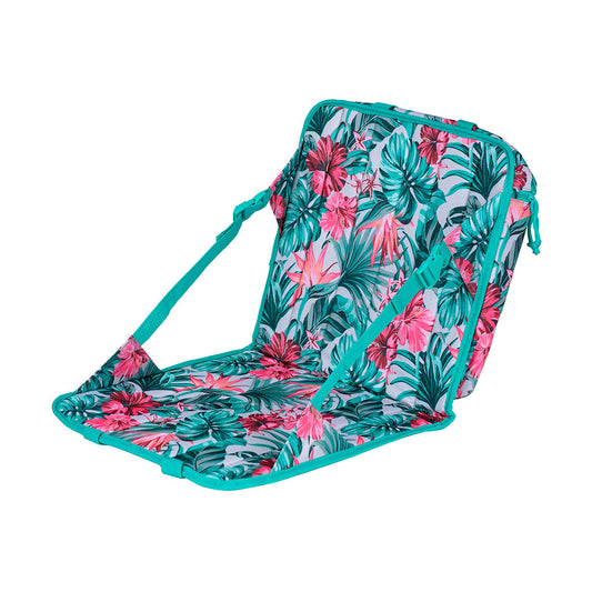 Silla / Bolso De Playa Con Cooler Flores