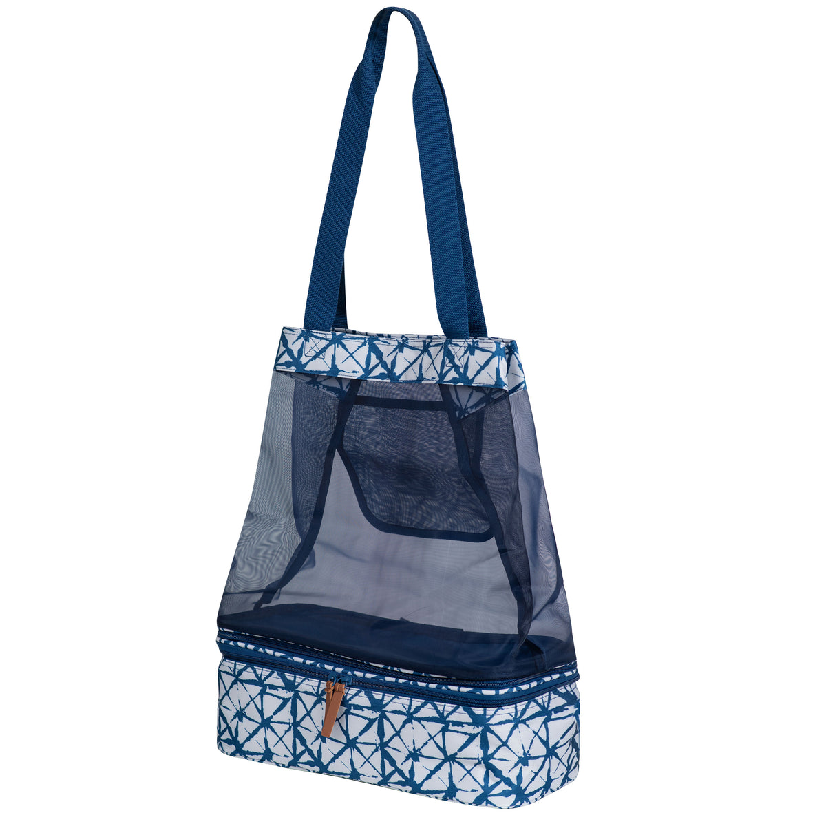 Bolso cooler desmontable azul /blanco