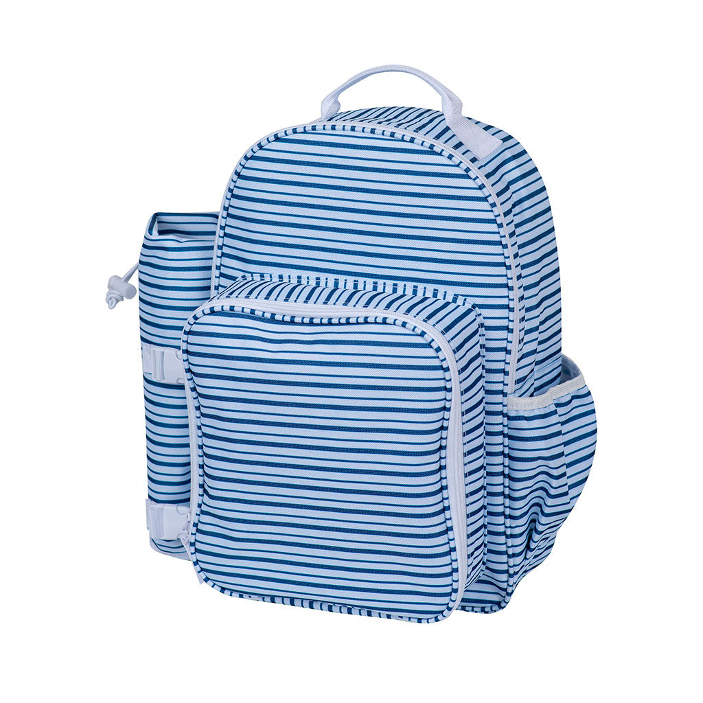 Mochila cooler set picnic azul