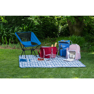 Mochila Cooler .. gratis Set de Picnic  (lines)