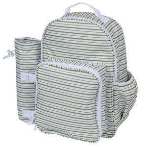 Mochila Cooler .. gratis un Set de Picnic (Green Lines)