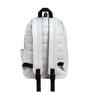 Mochila Puffer Saxoline  24lt Blanco