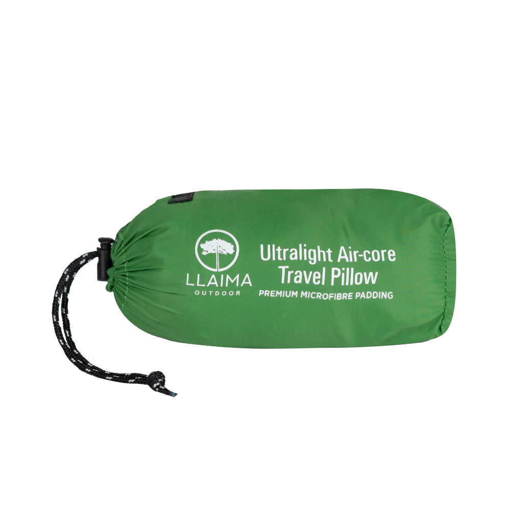 Almohada Llaima Inflable Verde