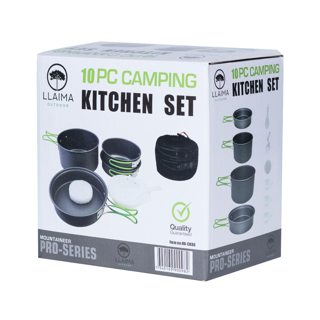 Set cocina camping aluminio Llaima