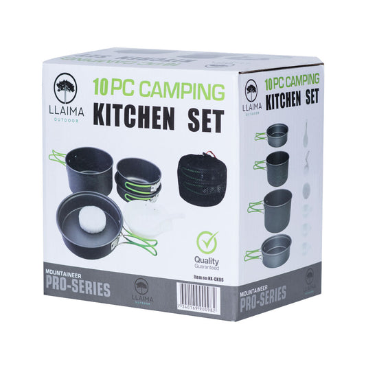 Set Llaima Cocina Camping Aluminio