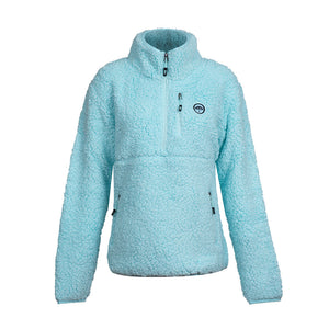 Polar Llaima Sherpa Knitted Mujer Aqua