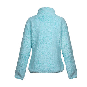 Polar Llaima Sherpa Knitted Mujer Aqua
