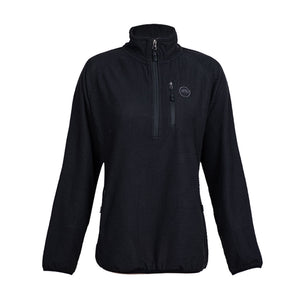 Micropolar Llaima Waffle Mujer Negro