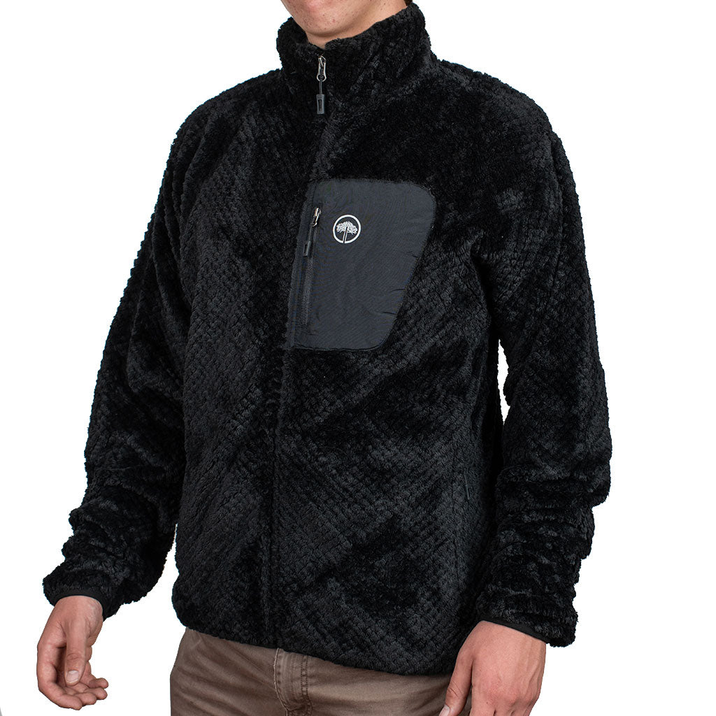 Polar Llaima Sherpa Waffle Hombre Negro