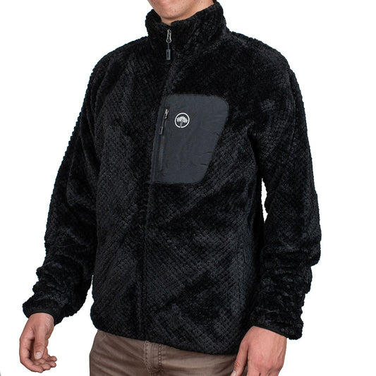 Polar Llaima Sherpa Waffle Hombre Negro