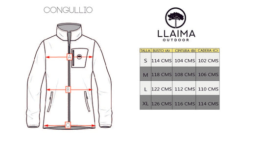 Polar Llaima Sherpa Waffle Hombre Gris