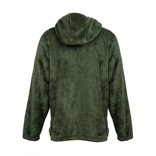 Polar Llaima Sherpa Hoodie Hombre Verde