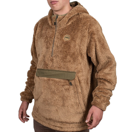 Polar Llaima Sherpa Hoodie Hombre Camel