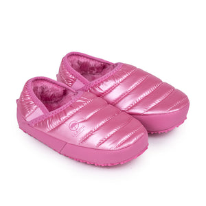 Pantufla Acolchada Infantil Rosado