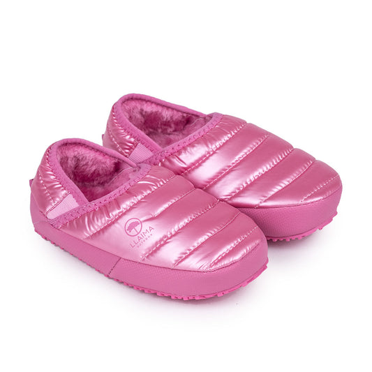 Pantufla Llaima Outdoor Acolchada Kids Rosado